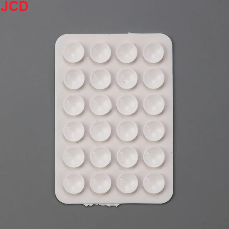 JCD 10Pcs Suction Cup Wall Stand Mat Multifunctional Silicone Leather Square Phone Case Anti-Slip Holder Mount Suction Cups