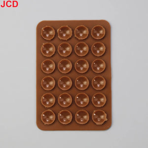 JCD 10Pcs Suction Cup Wall Stand Mat Multifunctional Silicone Leather Square Phone Case Anti-Slip Holder Mount Suction Cups