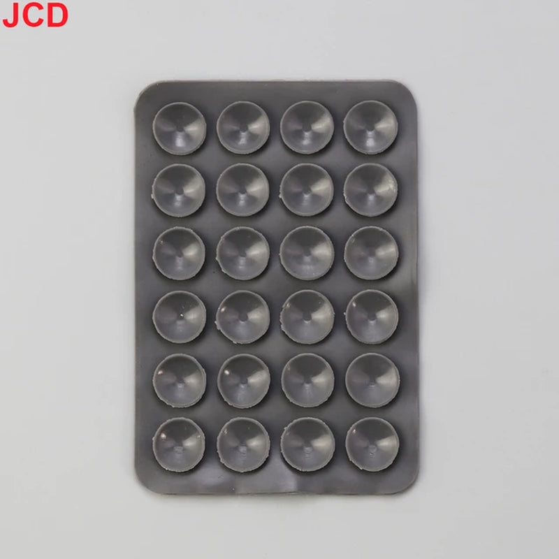 JCD 10Pcs Suction Cup Wall Stand Mat Multifunctional Silicone Leather Square Phone Case Anti-Slip Holder Mount Suction Cups