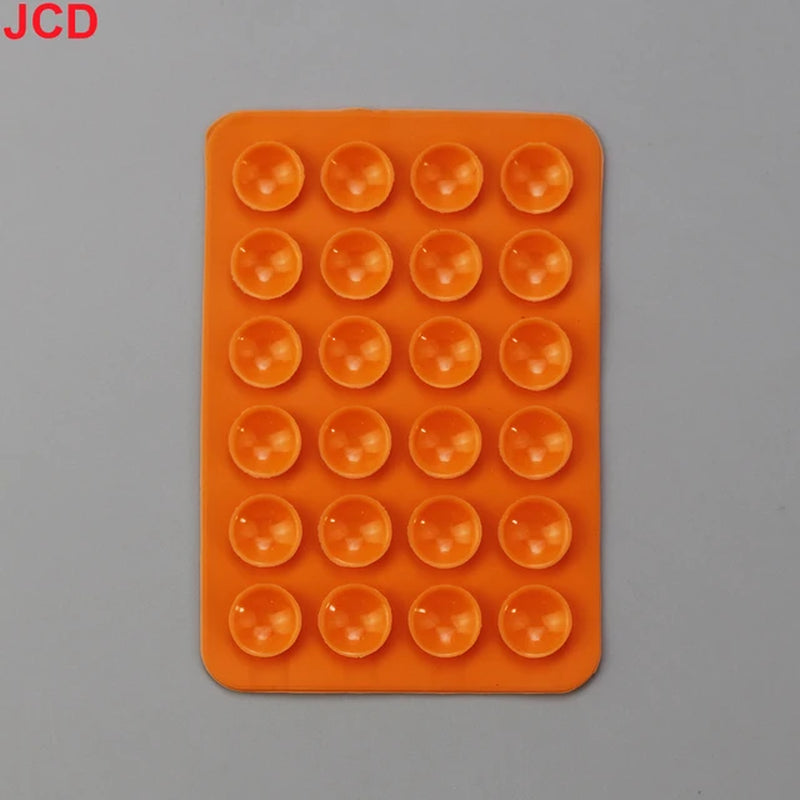 JCD 10Pcs Suction Cup Wall Stand Mat Multifunctional Silicone Leather Square Phone Case Anti-Slip Holder Mount Suction Cups