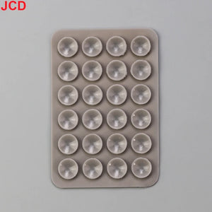 JCD 10Pcs Suction Cup Wall Stand Mat Multifunctional Silicone Leather Square Phone Case Anti-Slip Holder Mount Suction Cups